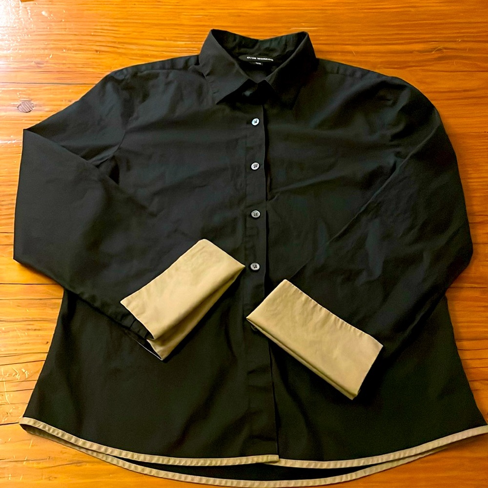 Club Monaco button blouse